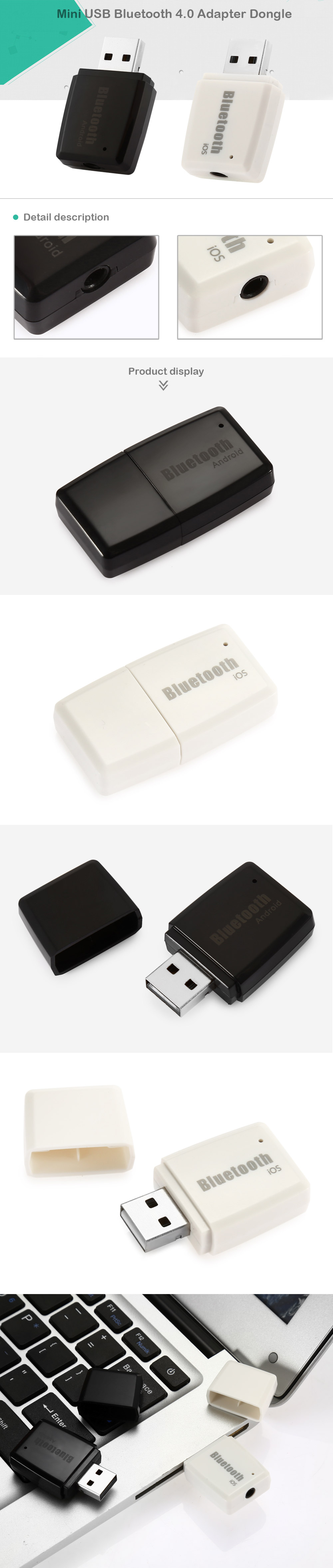 Mini USB Bluetooth 4.0 Adapter Dongle with High Quality
